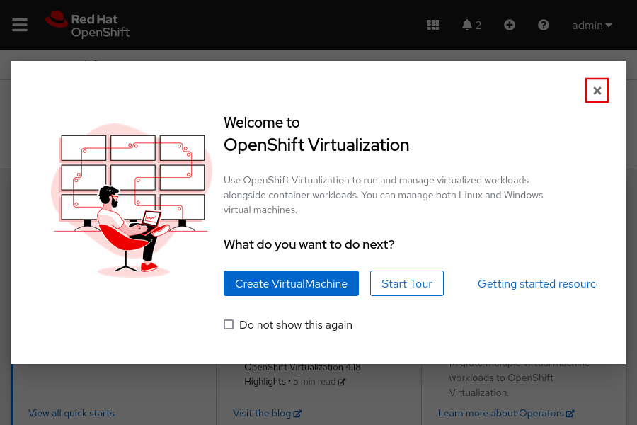Red Hat OpenShift Virtualization Administration Rapid Track